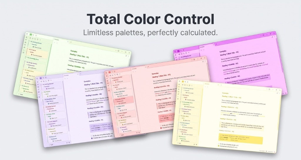 Light Mode Palettes