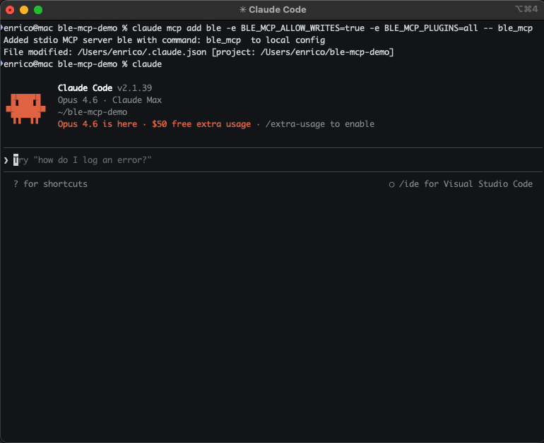 Scanning for BLE devices