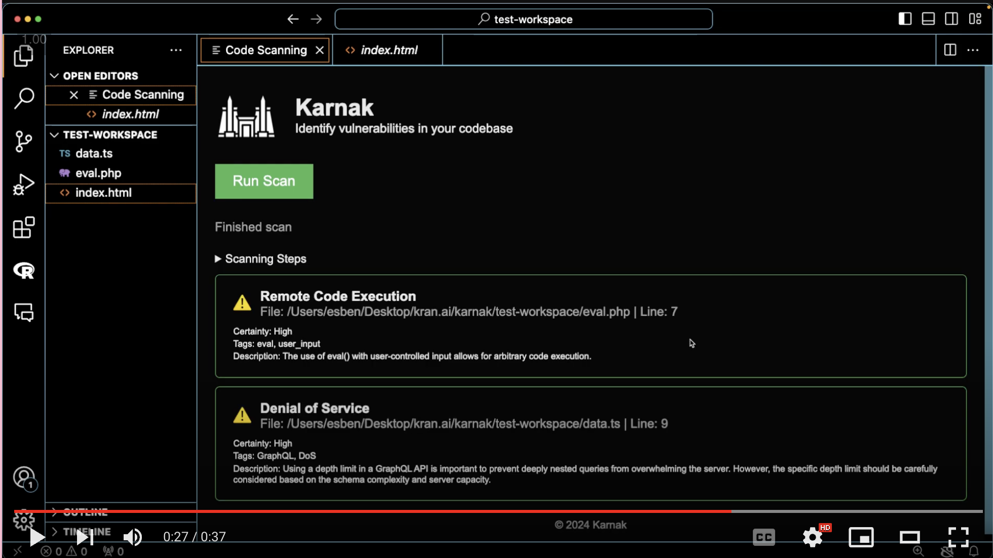 KARNAK V0.0.1 DEMONSTRATION