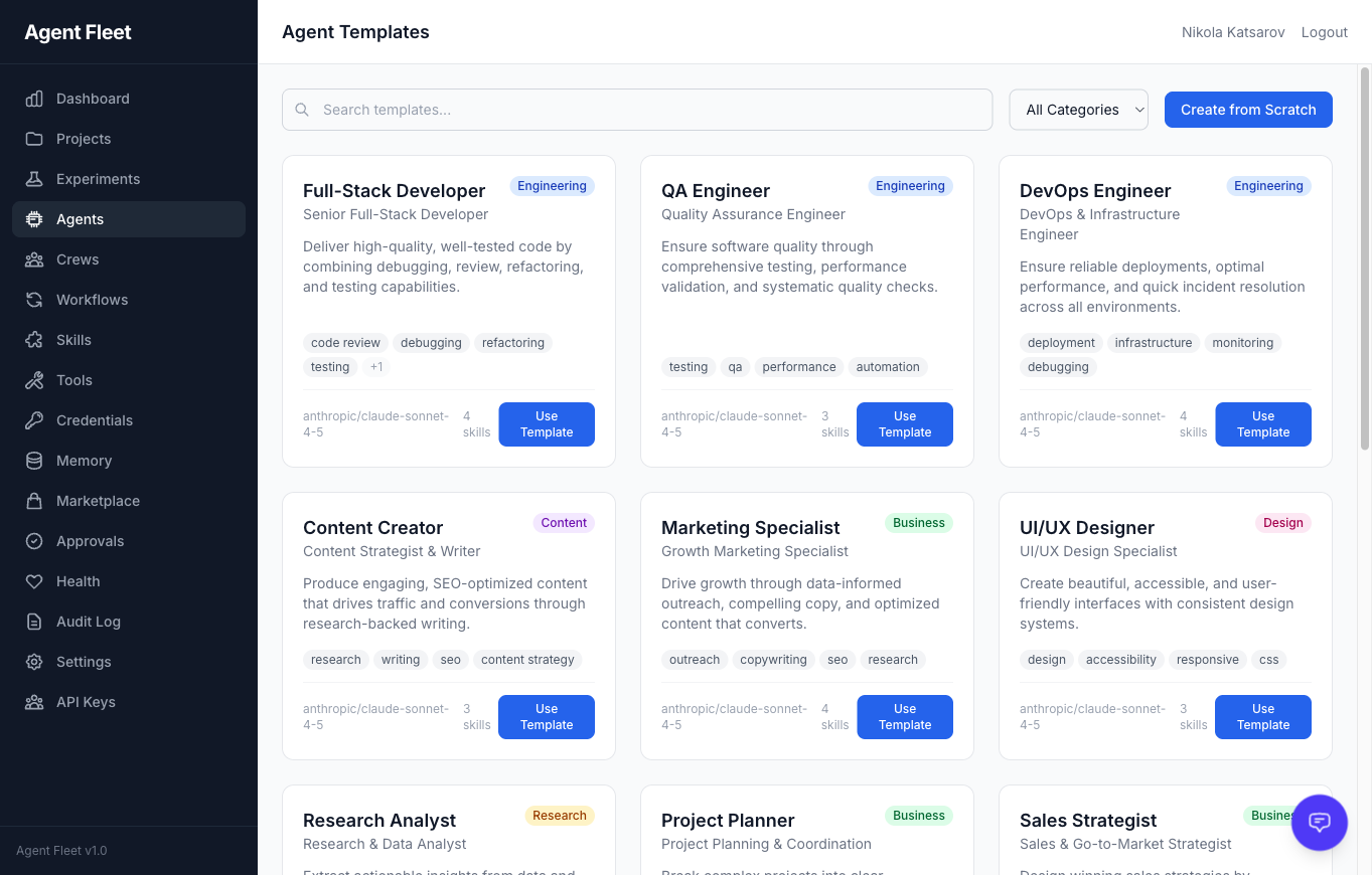 Agent Templates