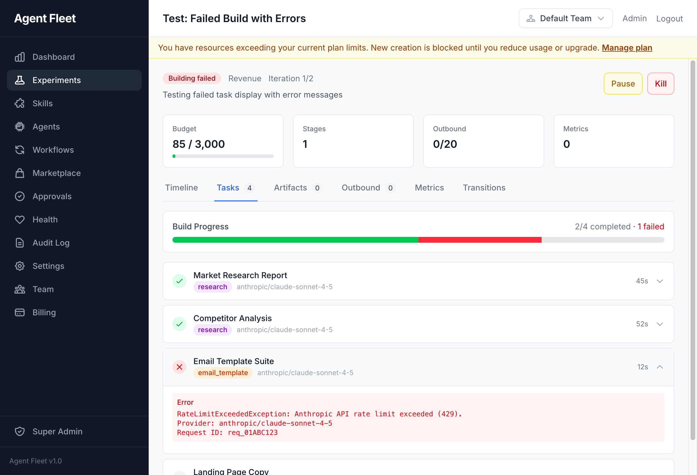 Error Handling