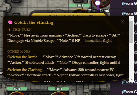 Tactic tray
