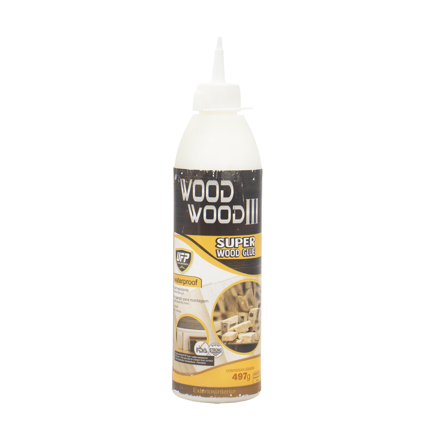 Embalagem anterior — Wood Wood III Cola Atóxica