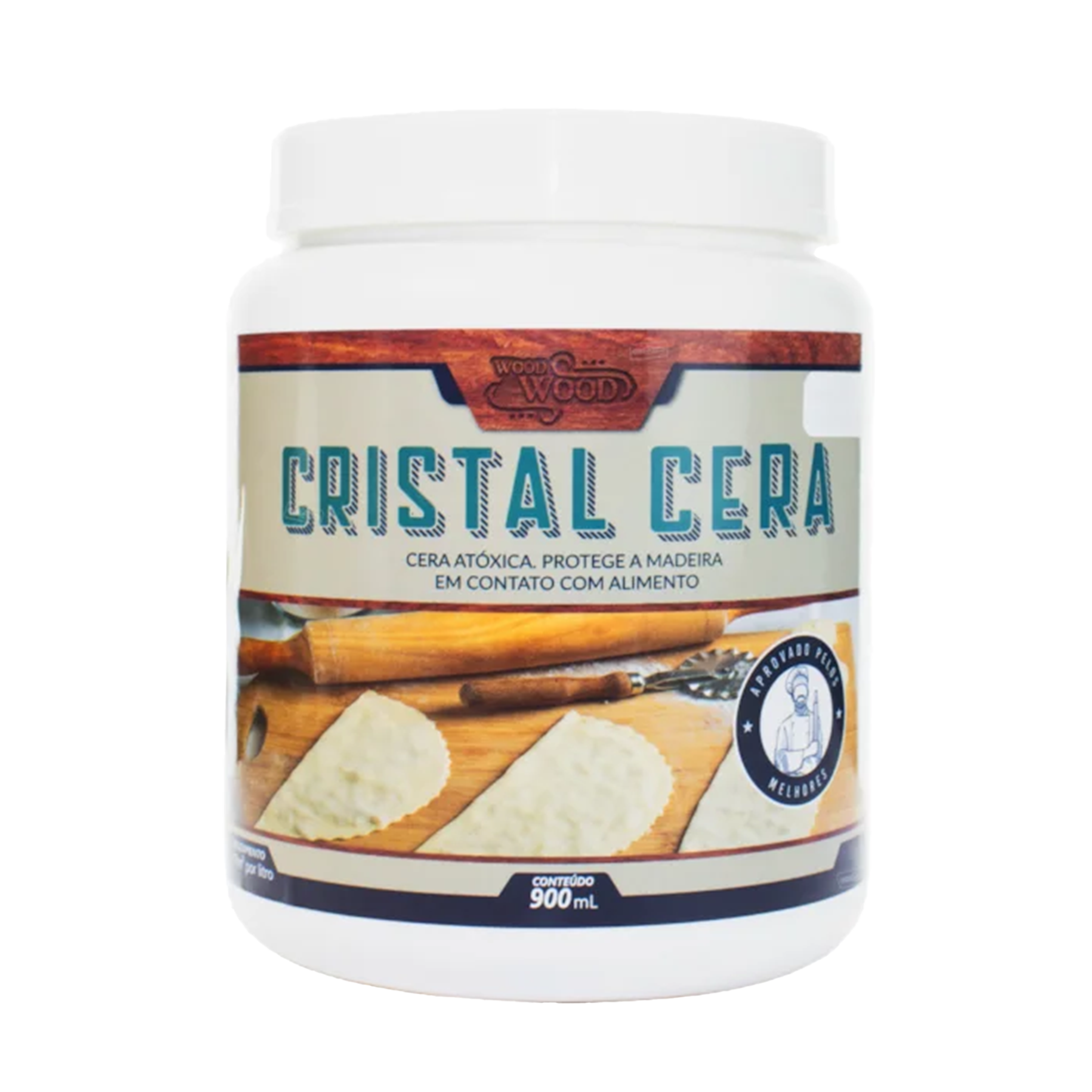 Rótulo antigo — Cera para Tábua Wood Wood 900ml