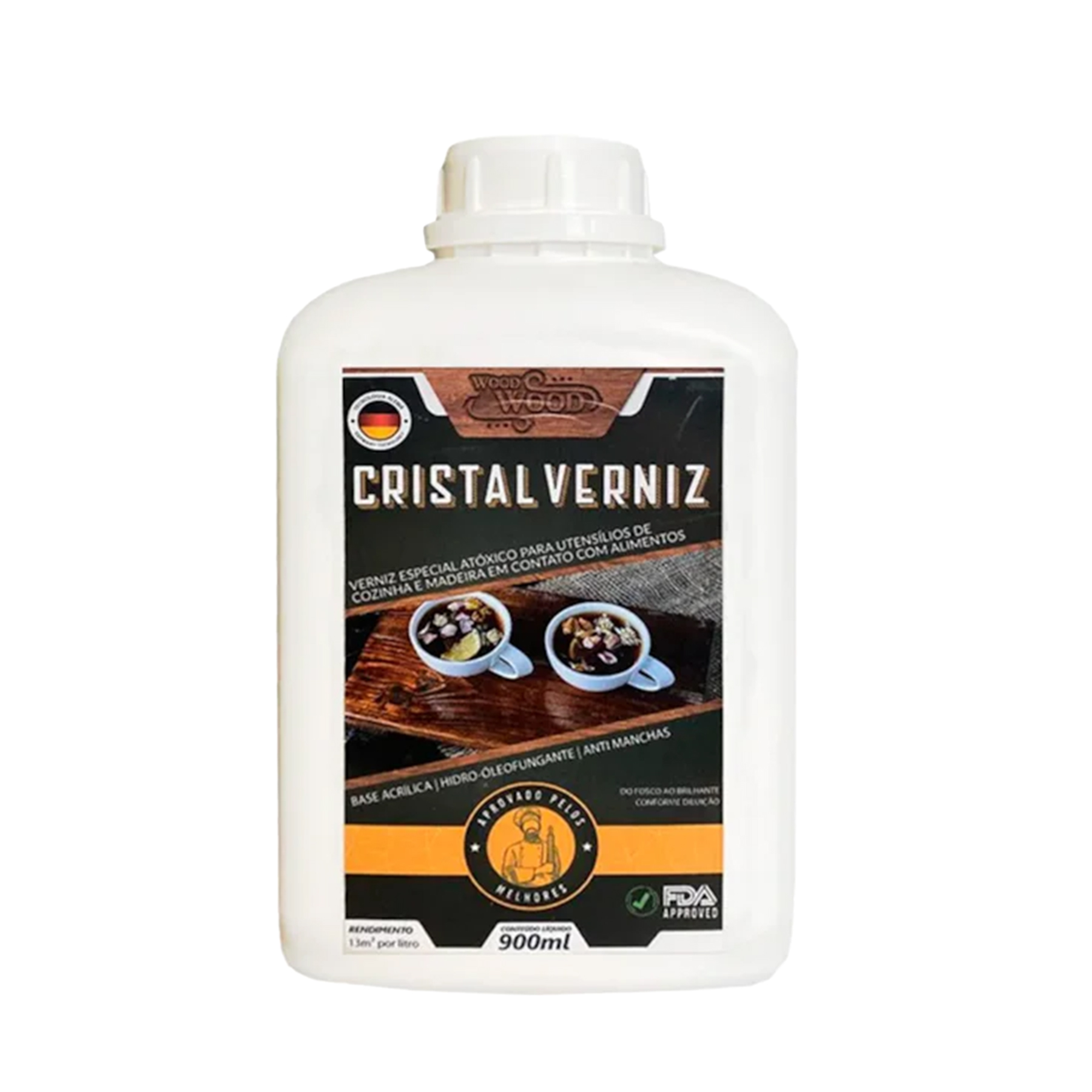 Embalagem anterior — Cristal Verniz Atóxico 900ml