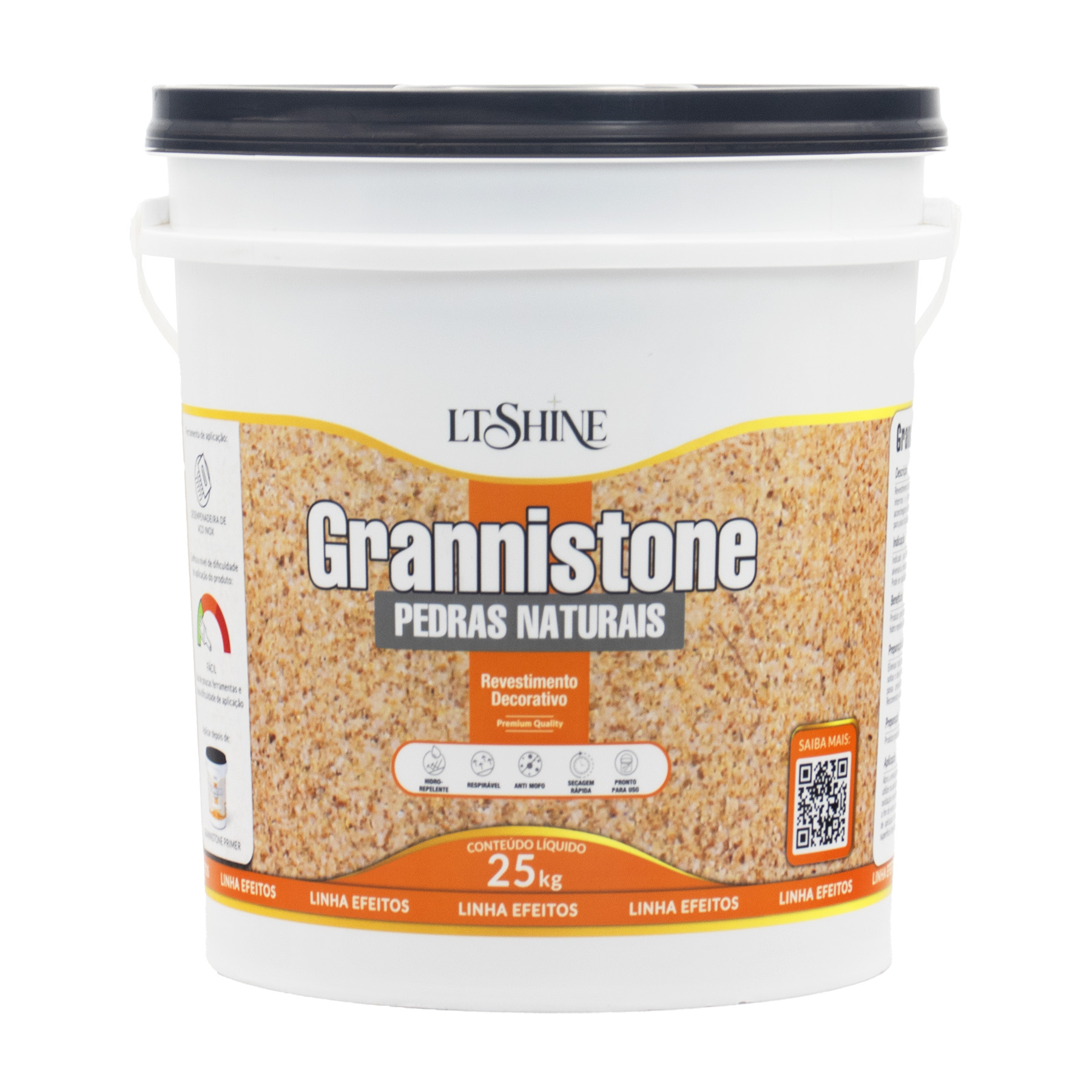 Nova embalagem — LT Shine Grannistone Pedras Naturais 25kg