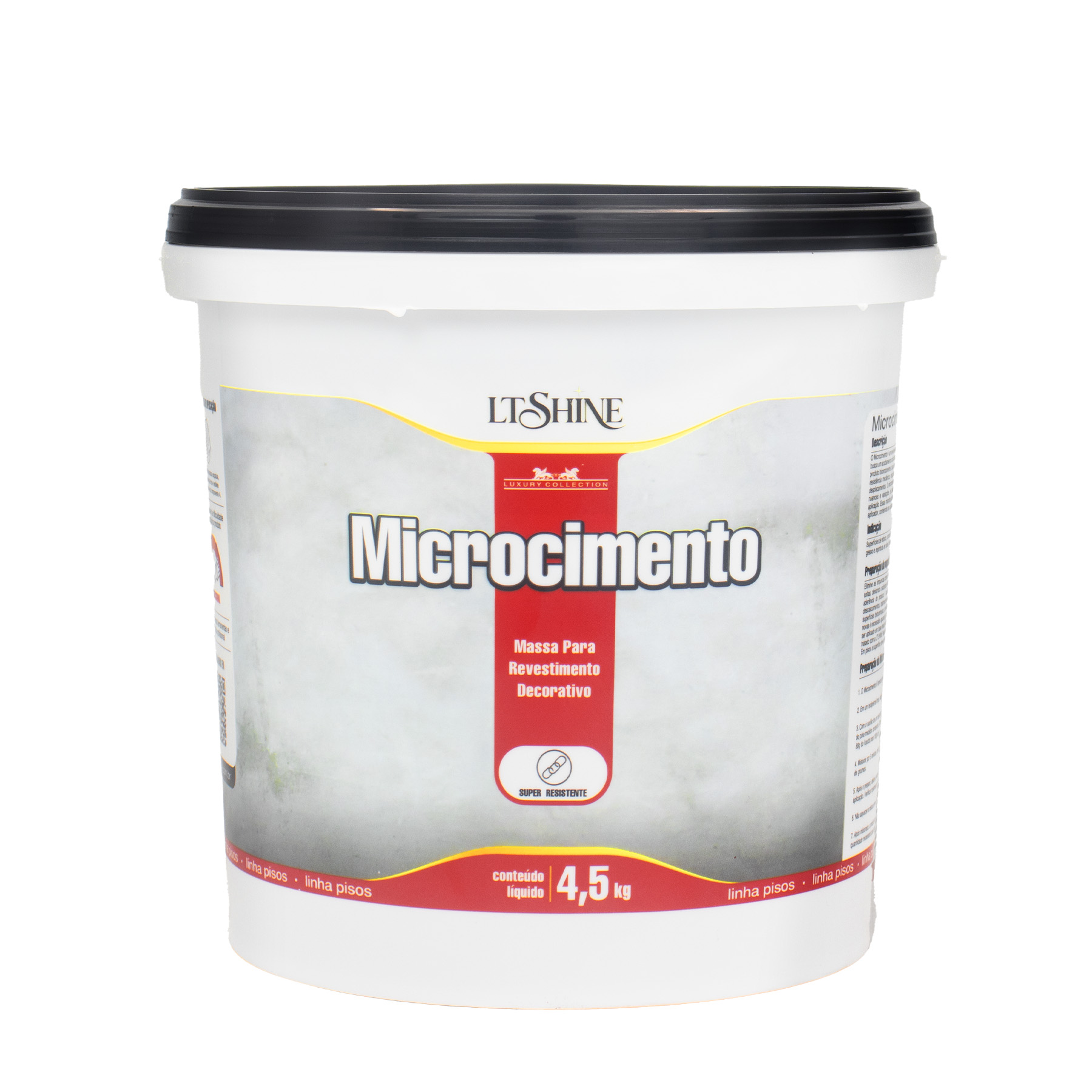 Nova embalagem — Microcimento LT Shine