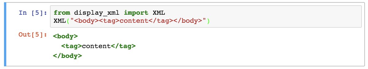 single xml example