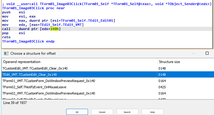 Call VMT method by offset