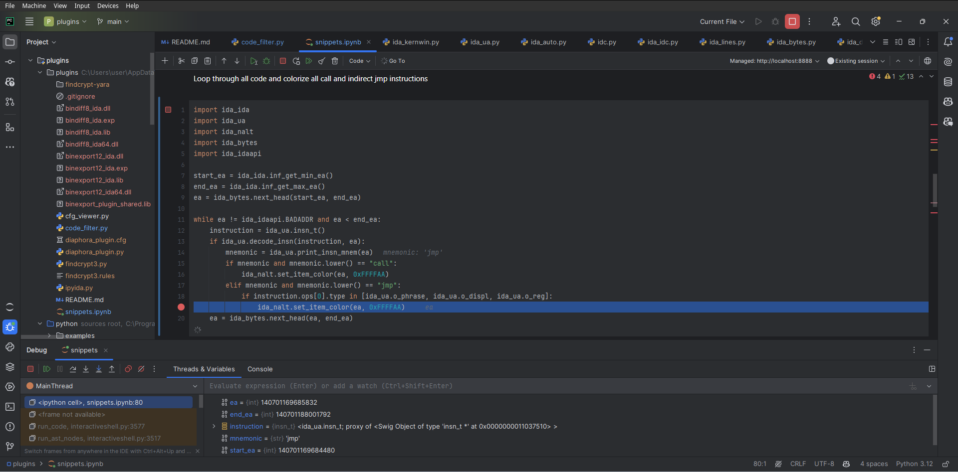 IPyIDA screenshot