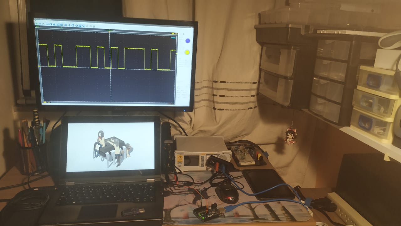 Arduino to oscilloscope