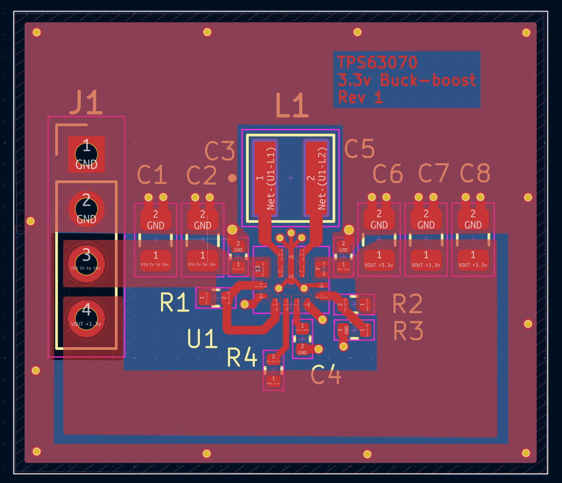 Tps63070-3v3-dev board, from the project README