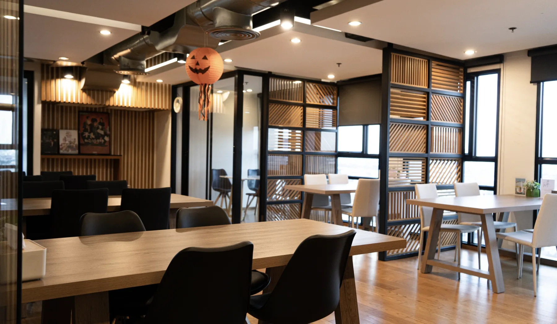 Open office workspace at Banana Sound Studio