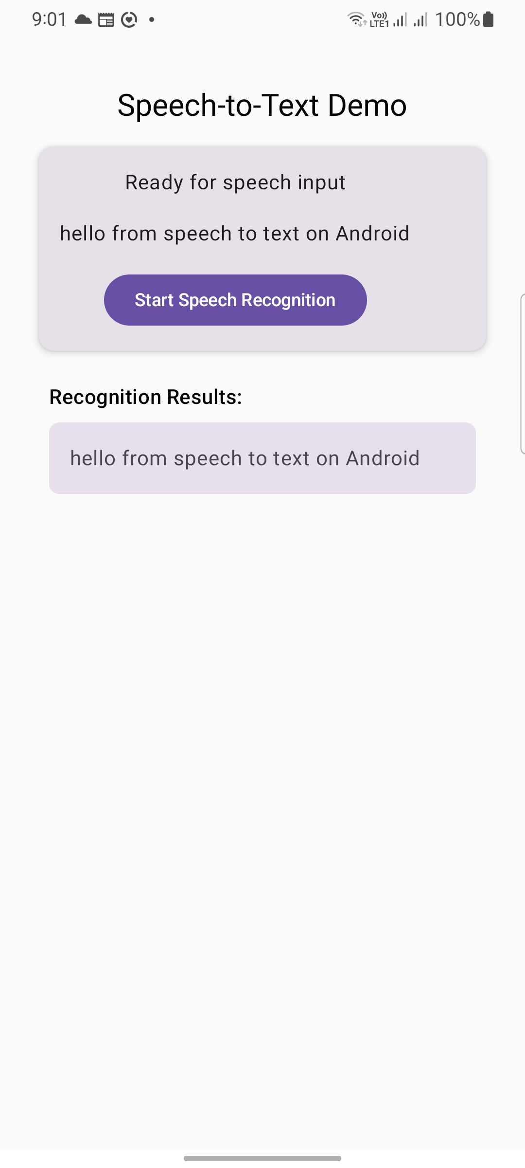 Custom Speech to Text Field with multiple lines and listening