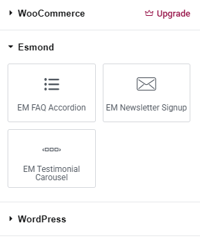 New Widget Alt text