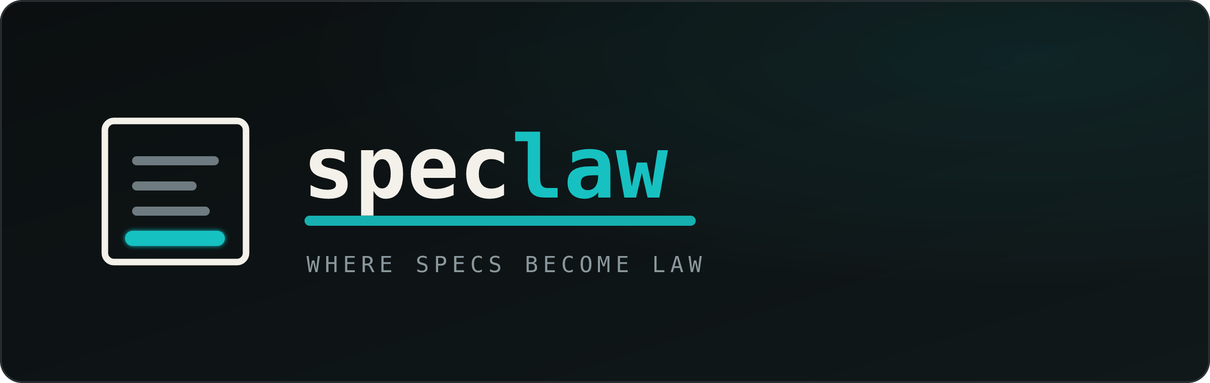speclaw — where specs become law