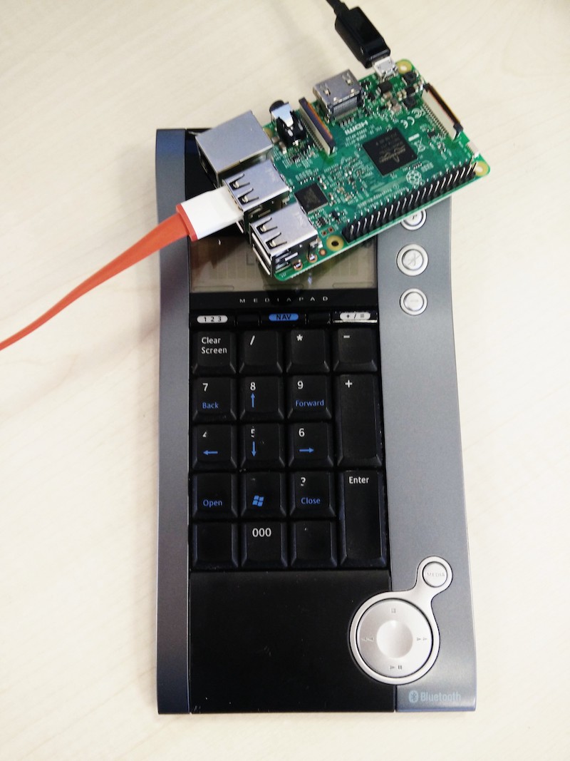 Bluetooth keypad and Raspberry Pi 3