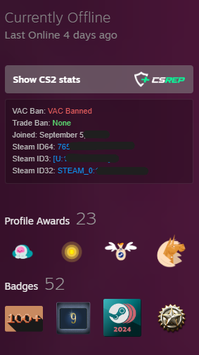 Steam profile tools