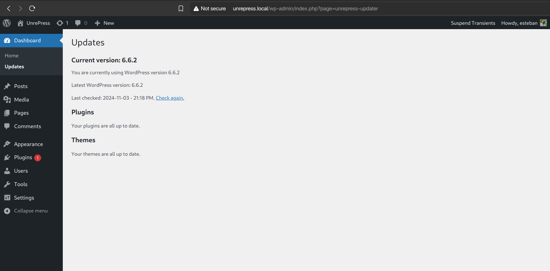 UnrePress, core updated