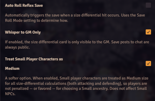 Additional Options