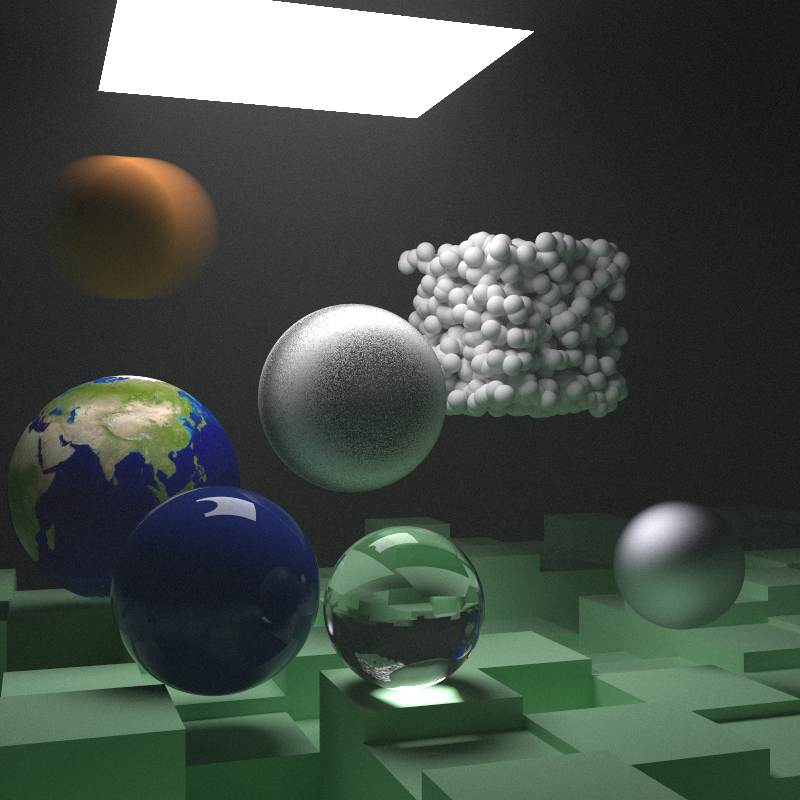 GitHub - estshorter/ray-tracing-in-one-weekend: C++ implementation of ...