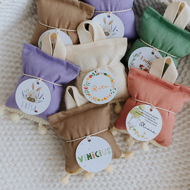 Sachês aromáticos personalizados