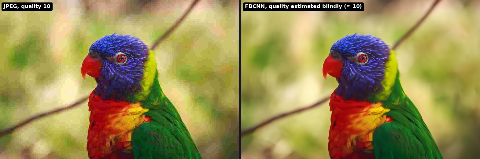 JPEG artifact removal