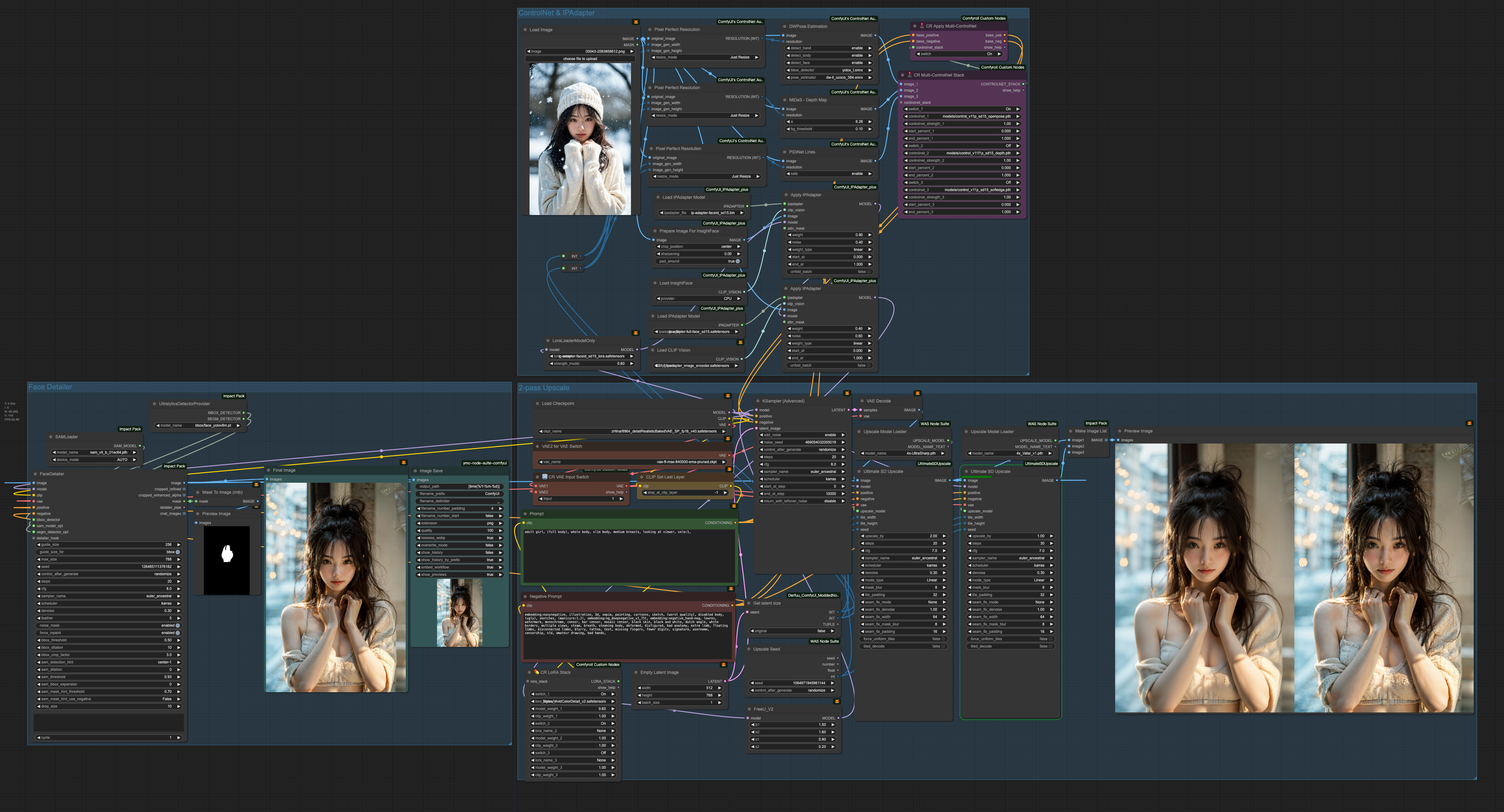 SD1.5_upscaler_2pass_faceDetailer_CN_Lora_IPAdapter_FaceID