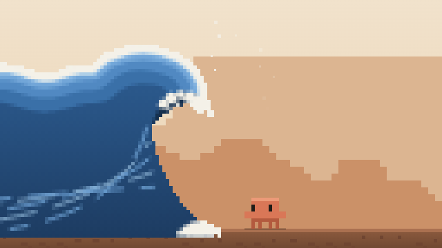 Pixel Great Wave