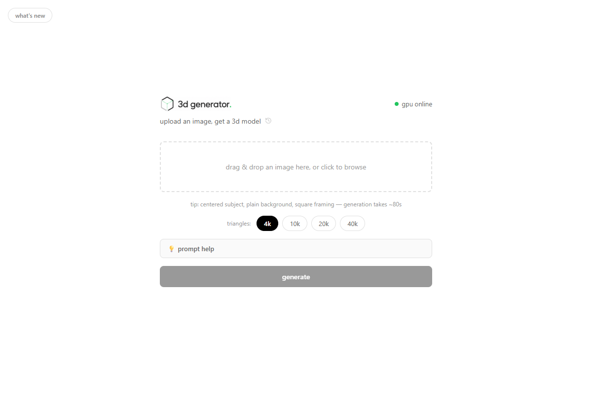 Qorlyt 3D generator app