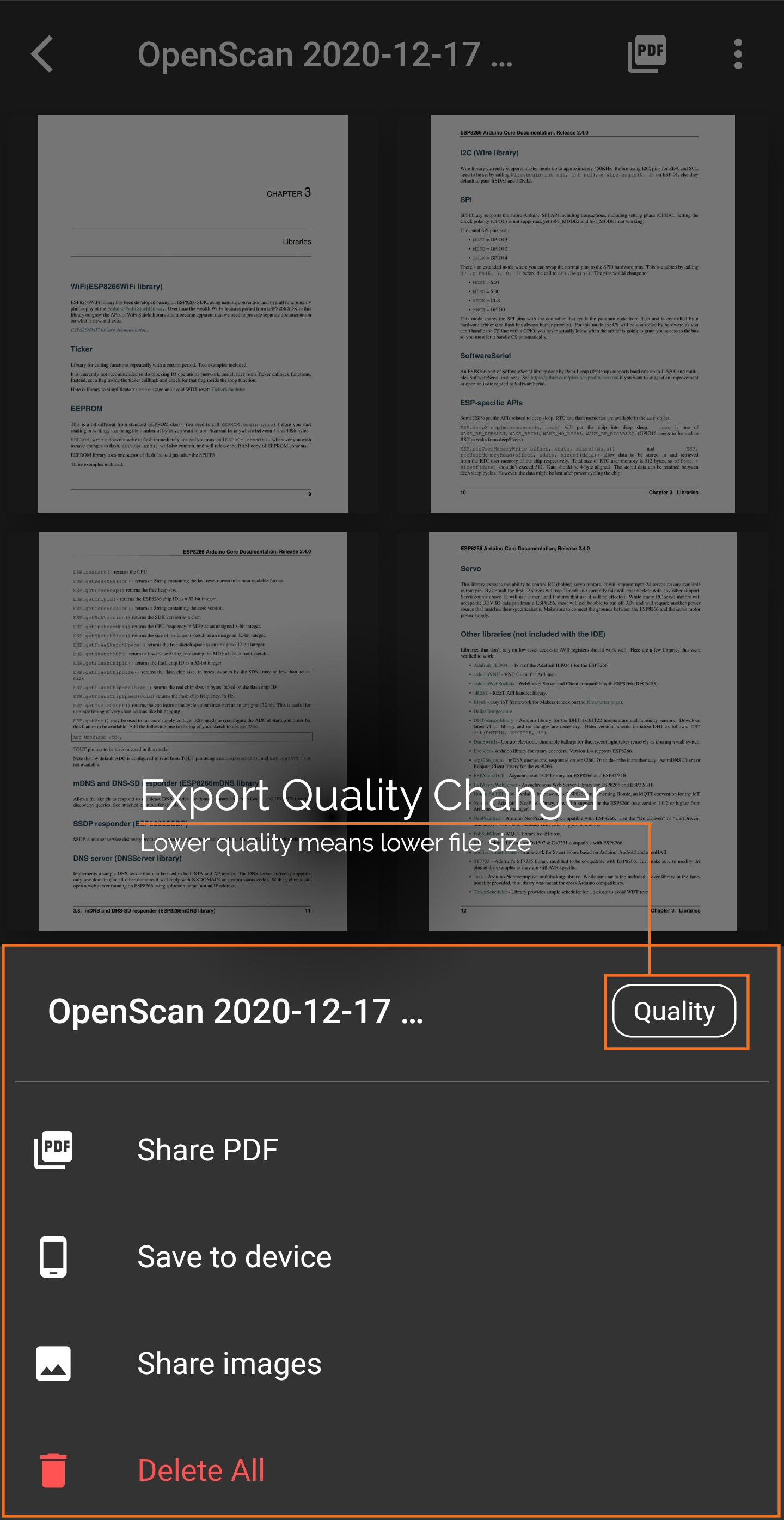 Screenshot 6 of OpenScan — opens full size