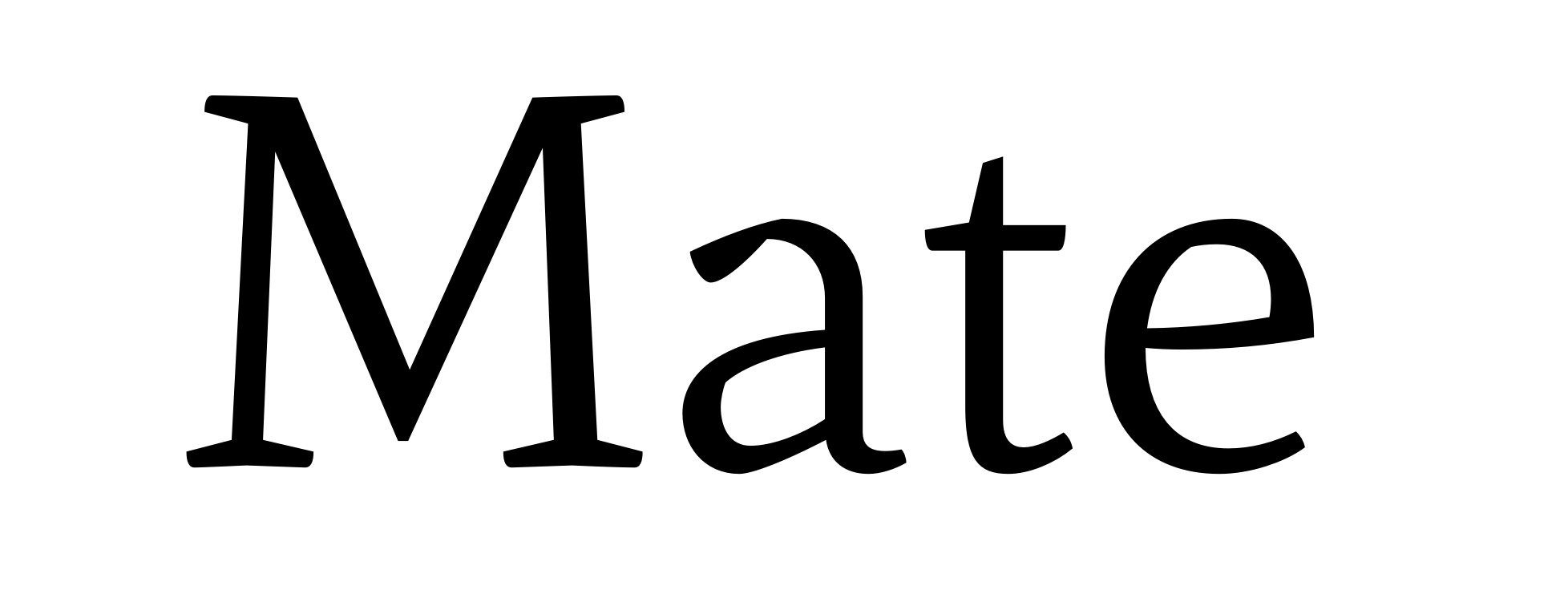 Sample of Mate.