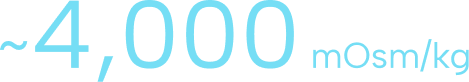 4,000 mOsm/kg