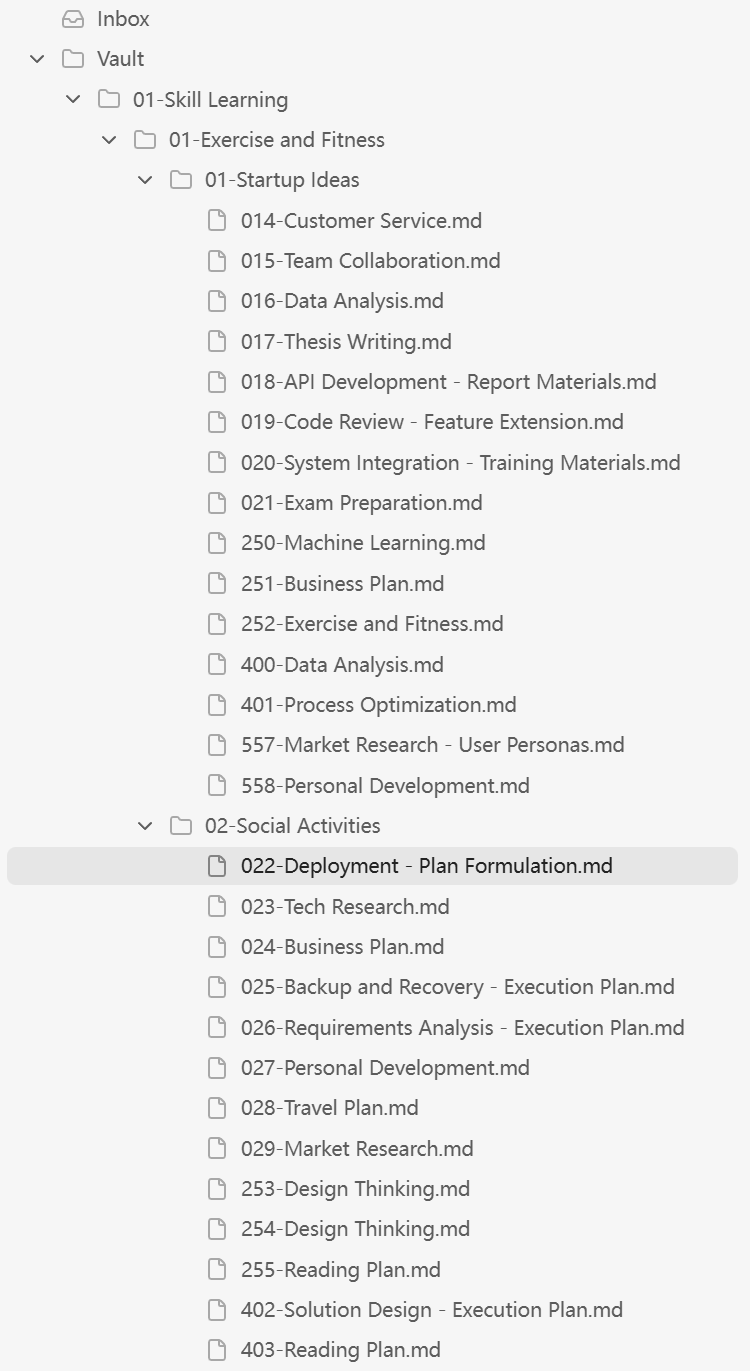 task navigator tree