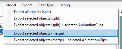 FBX Export Settings for Step 6