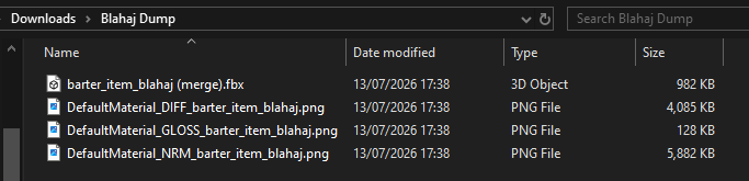 FBX output for Step 6