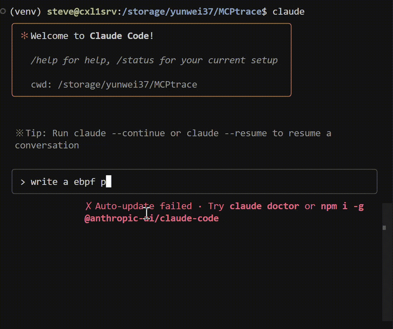 bpftrace MCP Server Demo