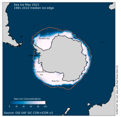 Antarctic Sea Ice Lows