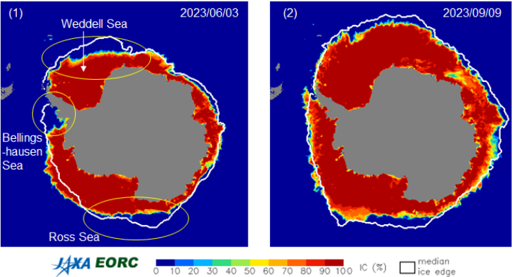 Antarctic Sea Ice Lows