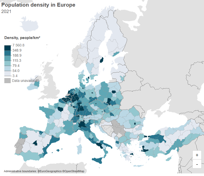 Population density example