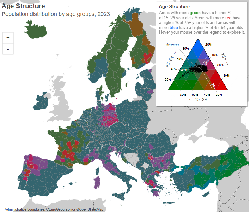 Trivariate map example