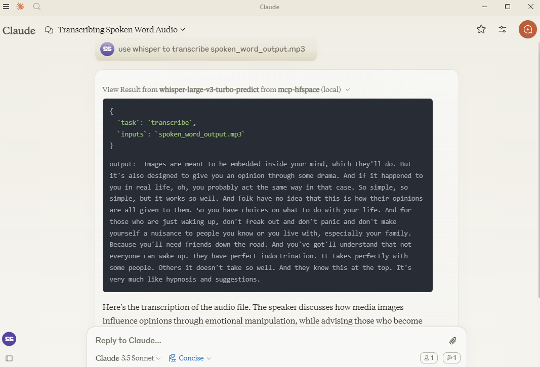 npm.io Audio Transcribe