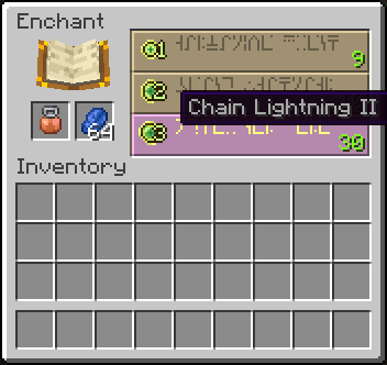Enchanting table with collar tag