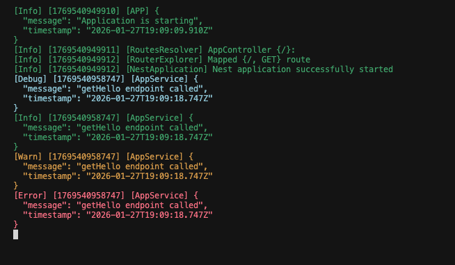 Colorized Output Example