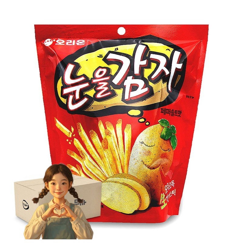 오리온 눈을감자 페퍼솔트맛 96gx20개 감자스틱