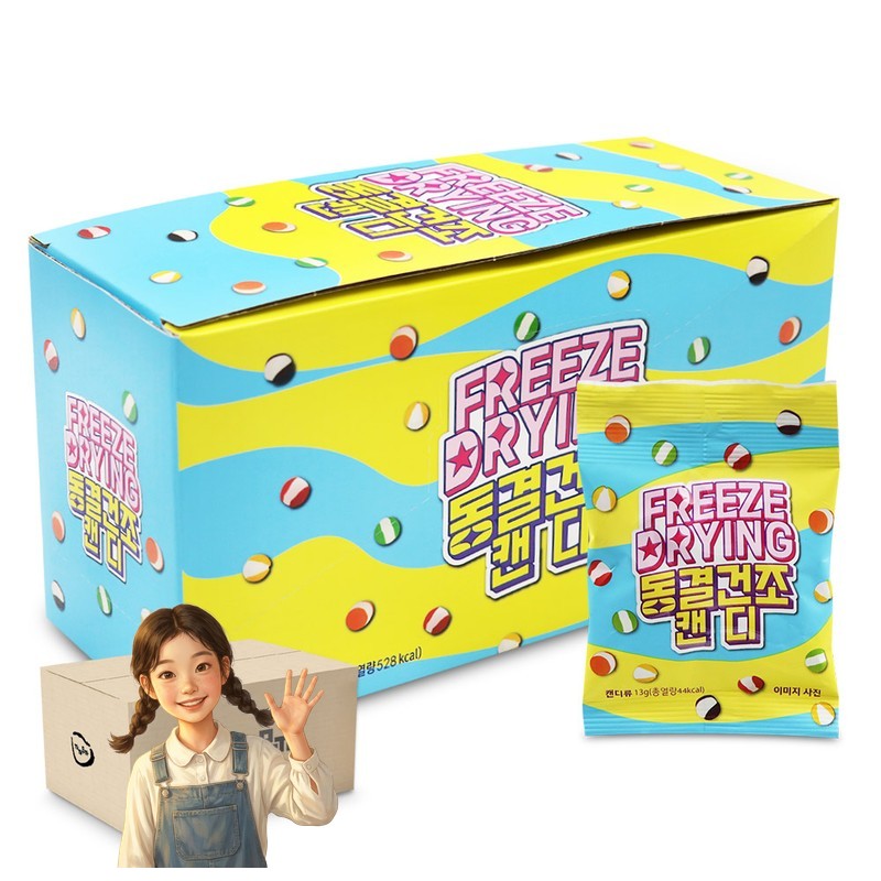 동결건조 캔디 12개입x12통 바삭한 사탕