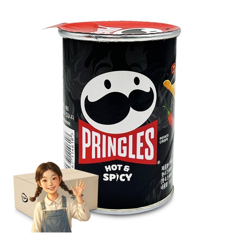 프링글스 핫 스파이시맛 53gx12개