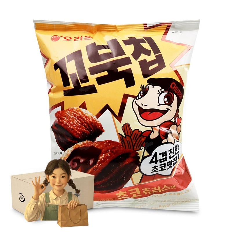 꼬북칩 초코츄러스맛 120gx14개입