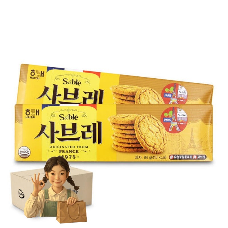 해태 사브레 84g 1박스-24개