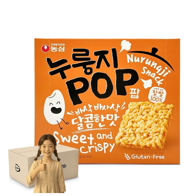 농심 누룽지팝 달콤한 맛 142gx16개